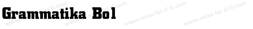 Grammatika Bold字体转换